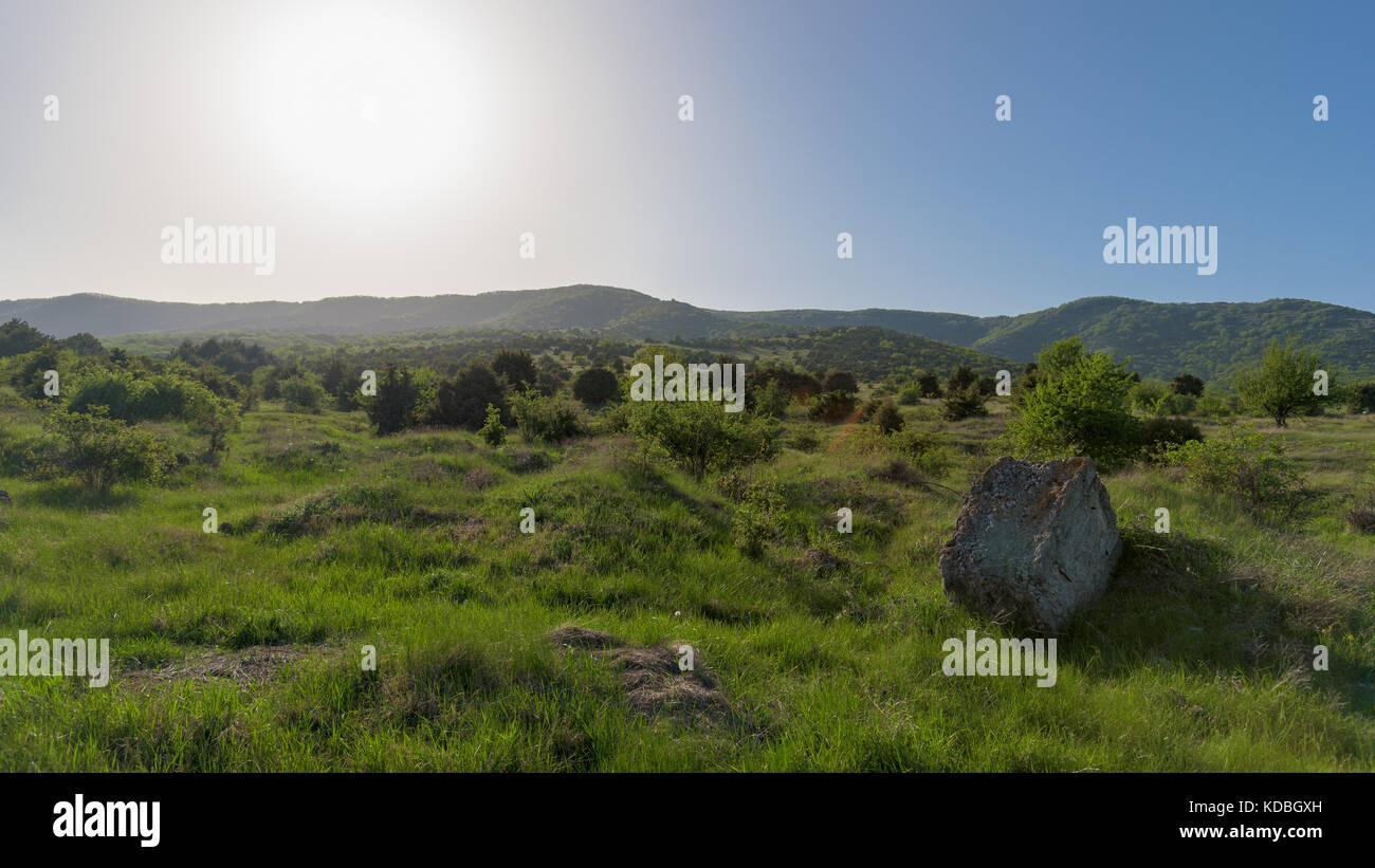 Spring natural landscape stone hi-res stock photography and images - Alamy