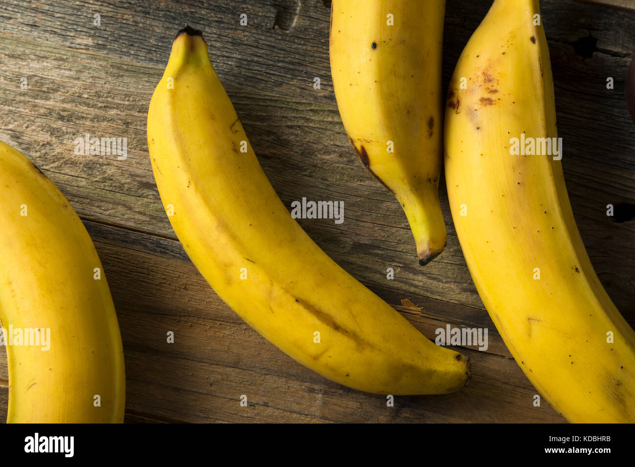 Raw Organic Yellow Plantain Bananas Ready to Chop Stock Photo Alamy