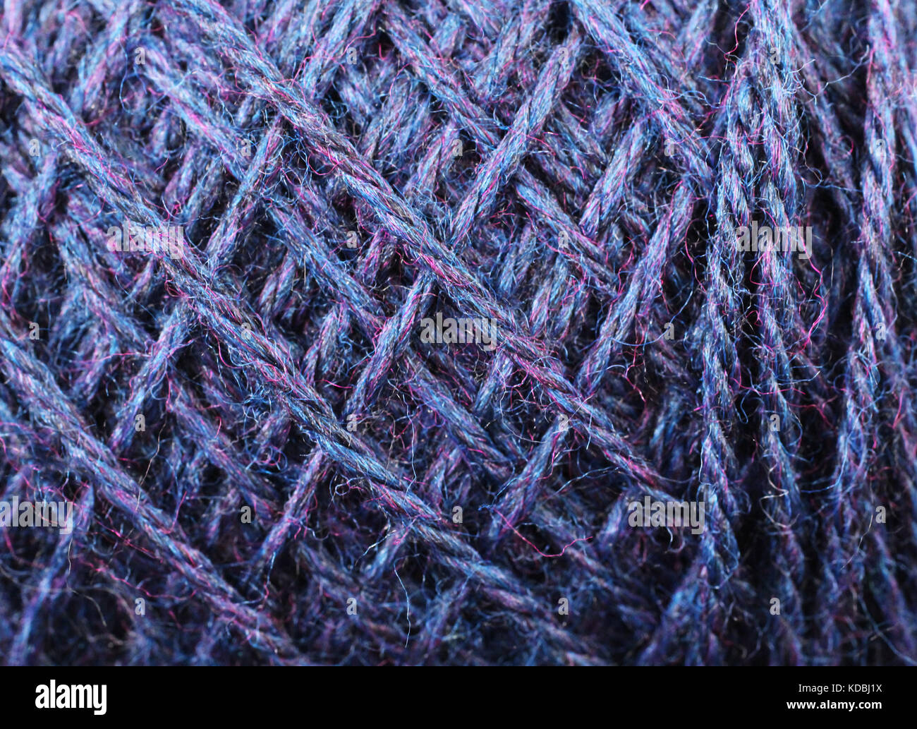 A super close up image of cornflower blue yarn Stock Photo Alamy