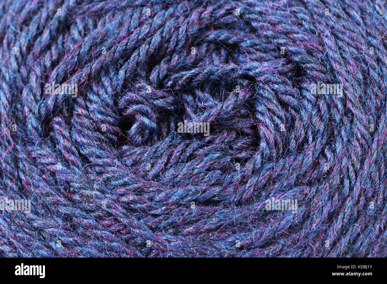 A super close up image of cornflower blue yarn Stock Photo Alamy