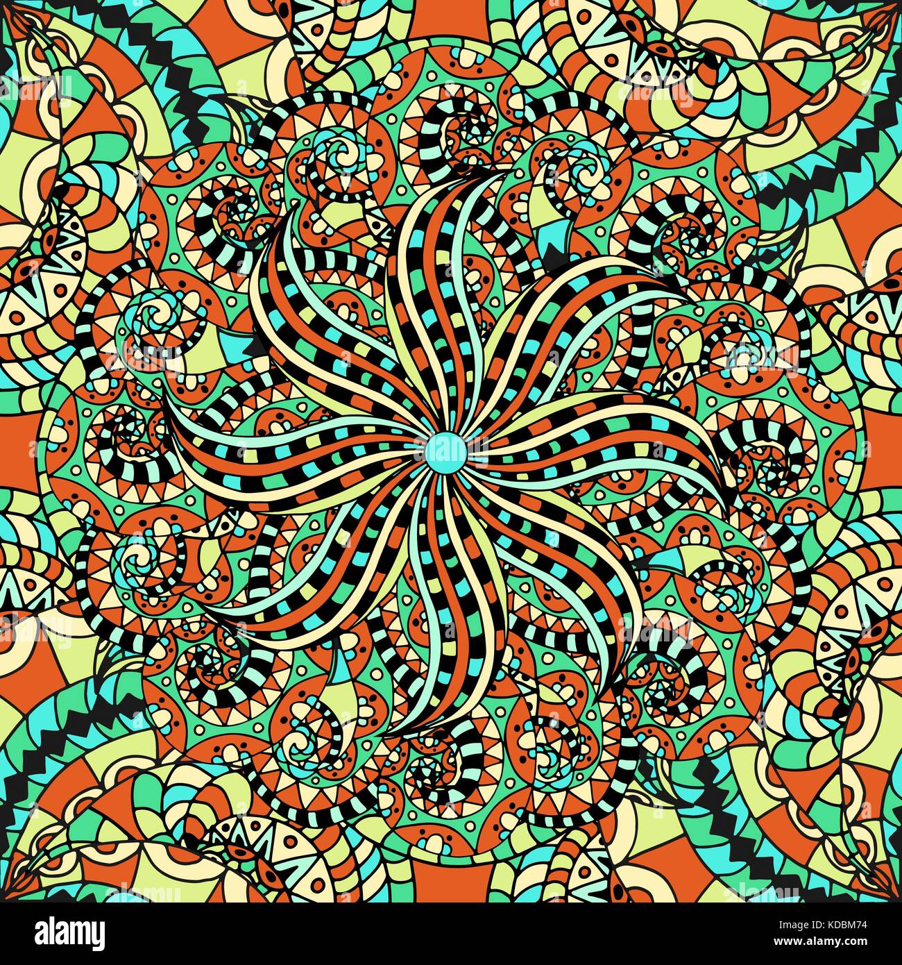 Abstract ethnic pattern cards set. Vector illustration Stock Vector ...