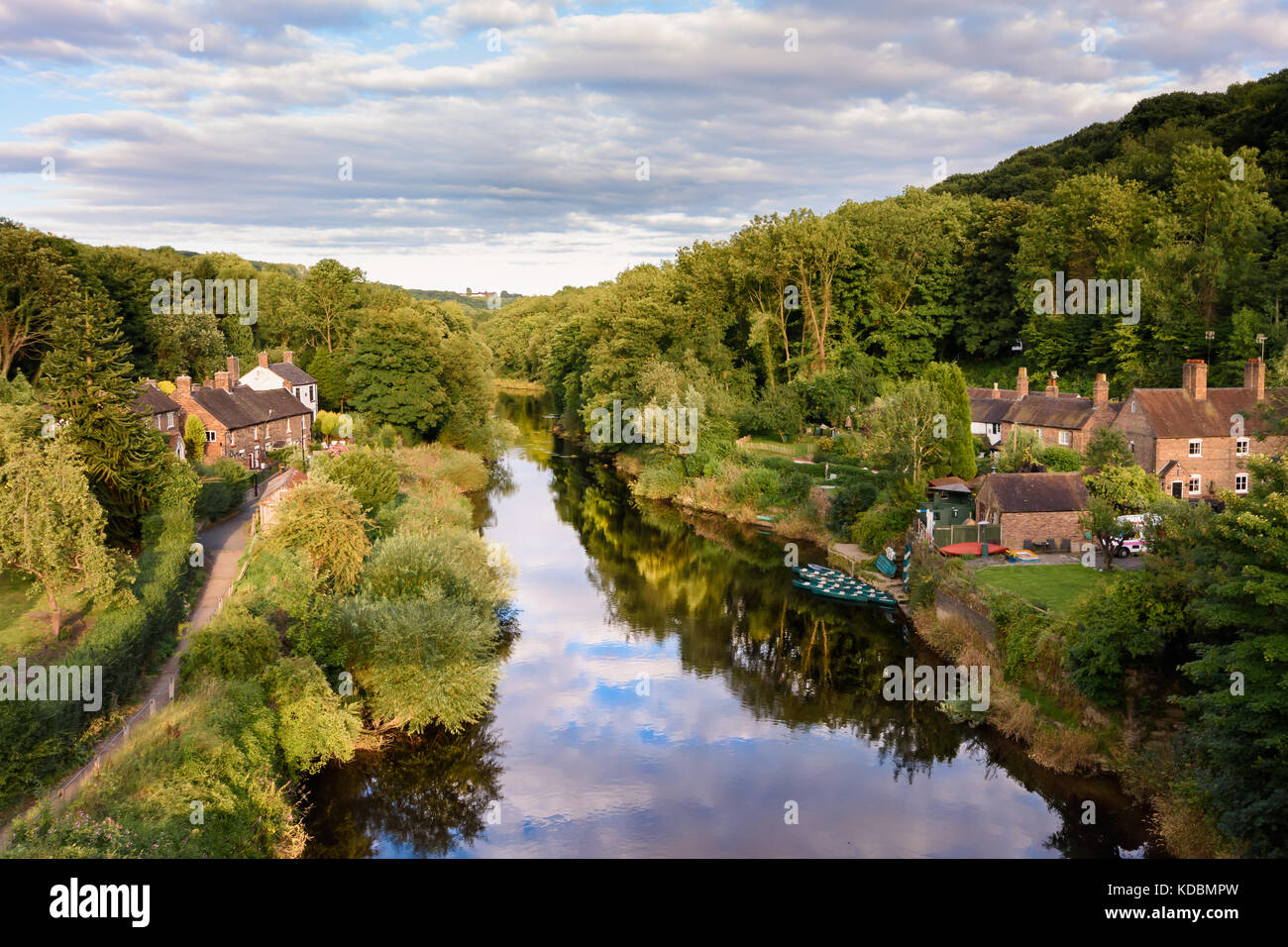 The River Severn, Ironbridge, Shropshire Stock Photo Alamy
