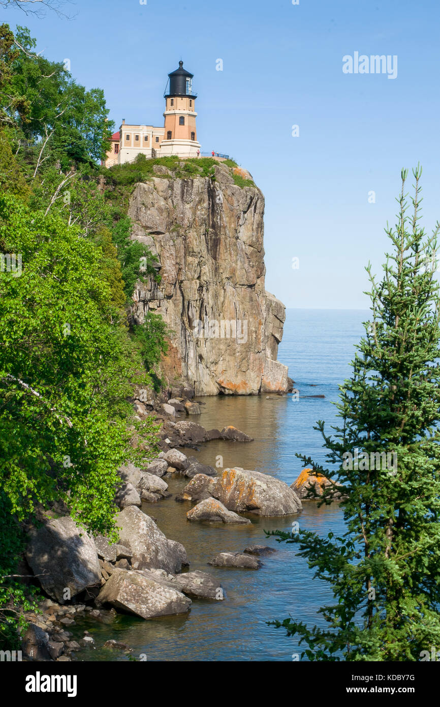 Split Rock Lighthouse in Twin Harbors, Minnesota Stock Photo Alamy
