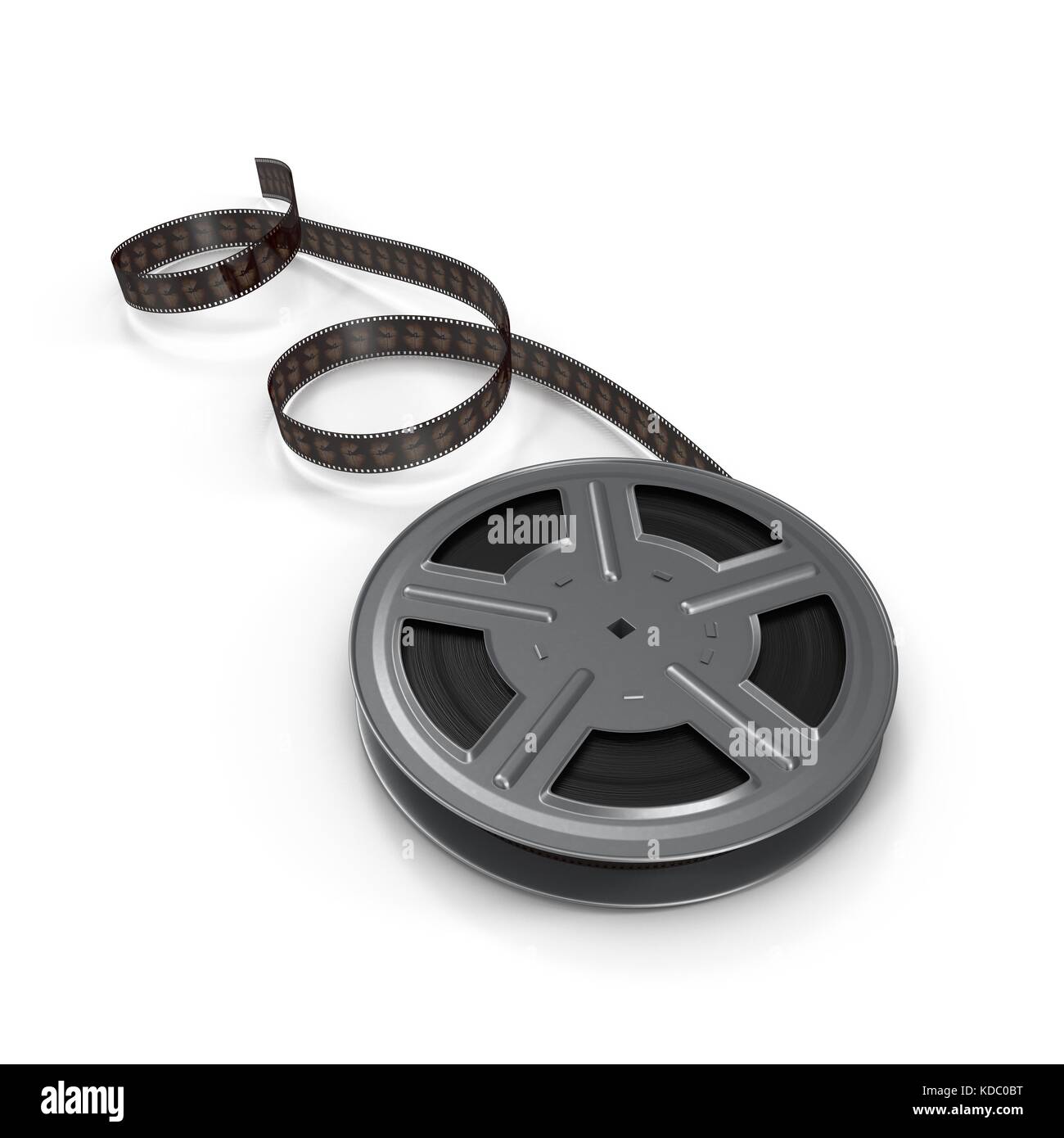 Movie film reel Black and White Stock Photos & Images - Alamy