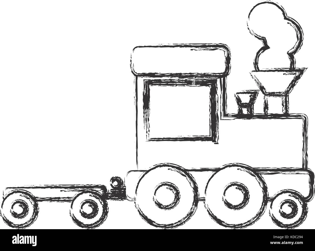 Simple style color toy train. Cartoon style toy railroad train. vector  illustration. | CanStock