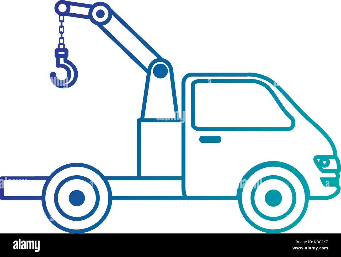 truck crane isolated icon vector illustration design Stock Vector Image ...