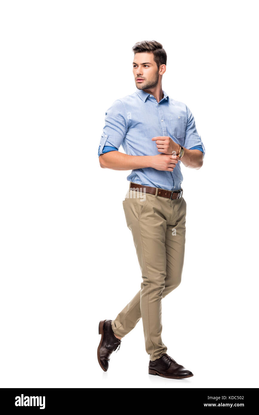 man in casual clothing Stock Photo