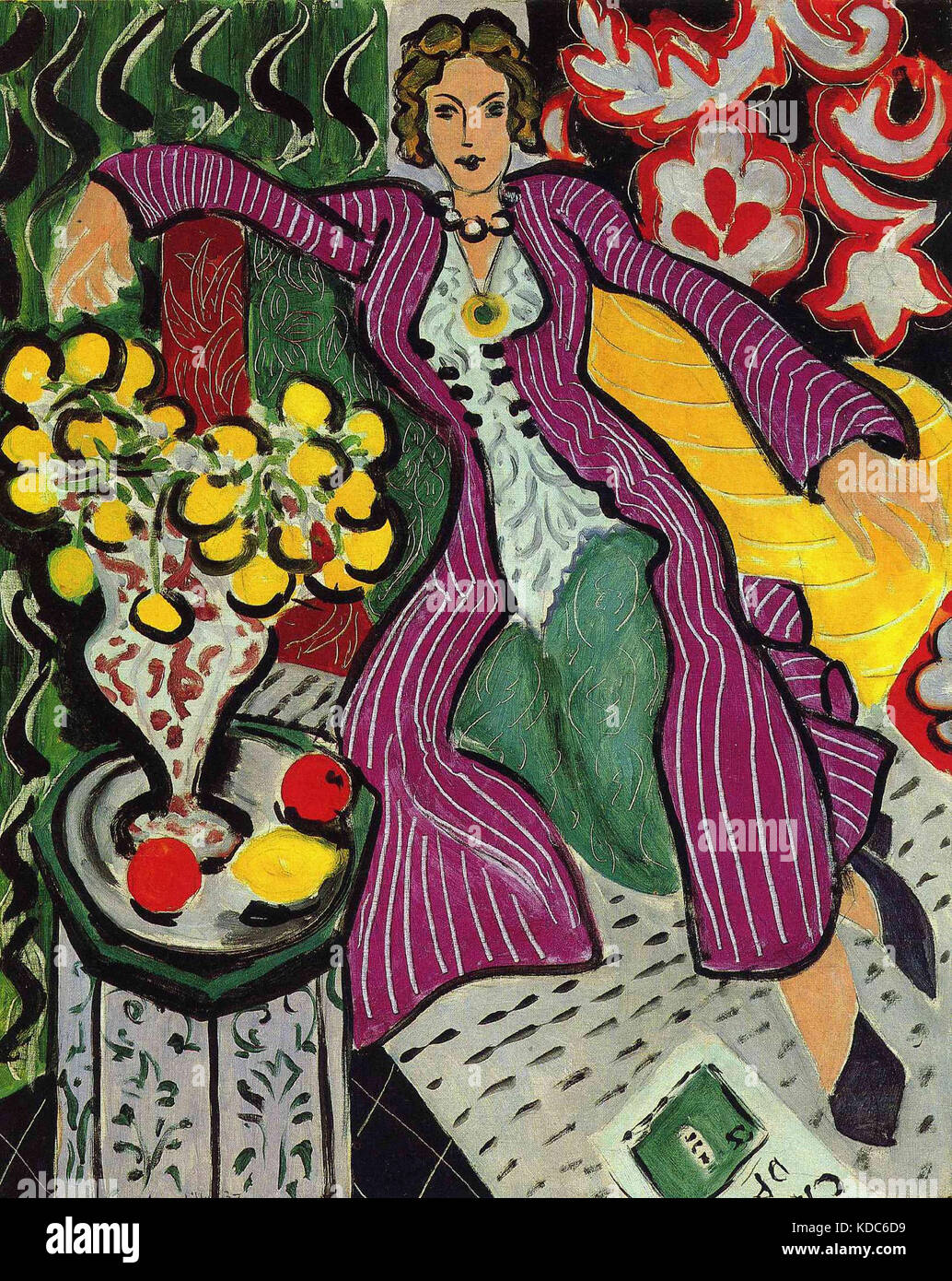 La robe violette Matisse, Henri   1937 Stock Photo