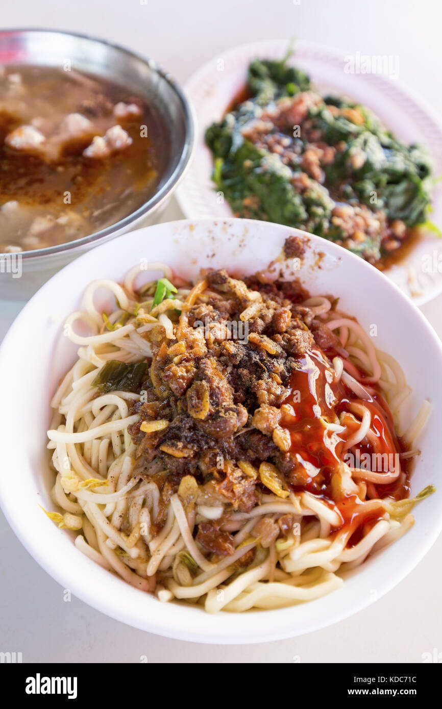 meat sauce noodles Stock Photo Alamy