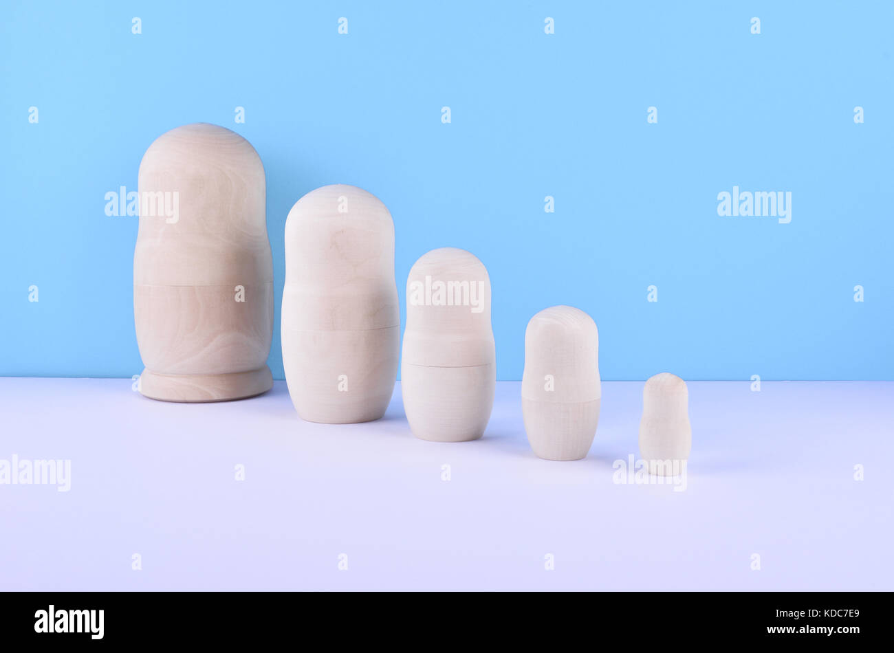 unpainted russian nesting dolls