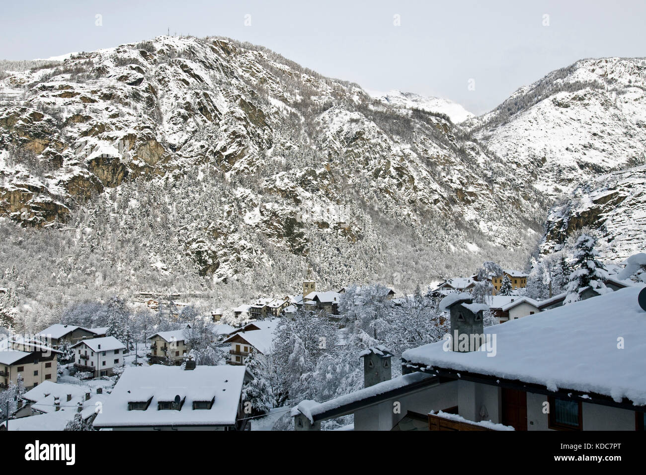 Italy, Aosta Valley, AnteySaintAndrè Stock Photo Alamy