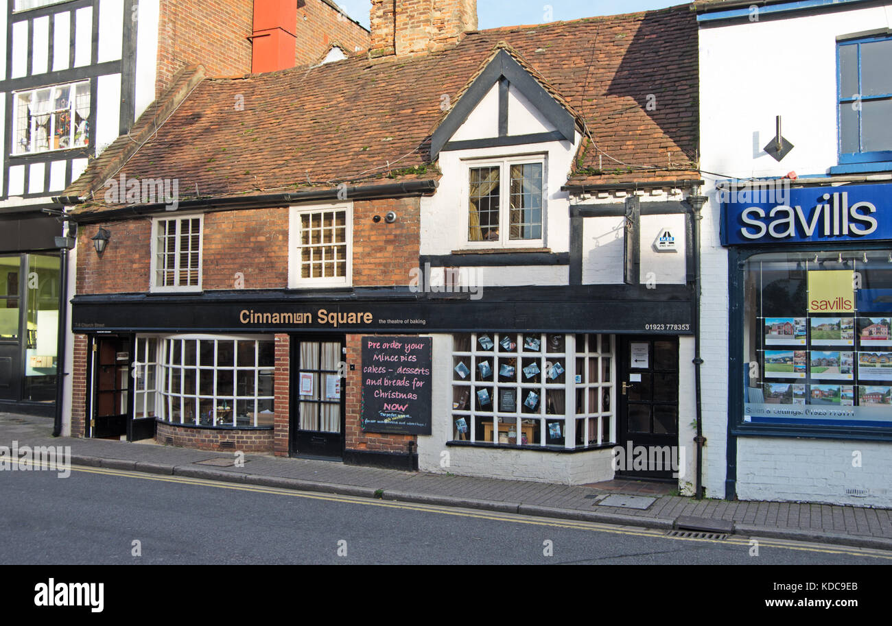 Rickmansworth, Hertfordshire, Bakers Shop, England Stock Photo Alamy