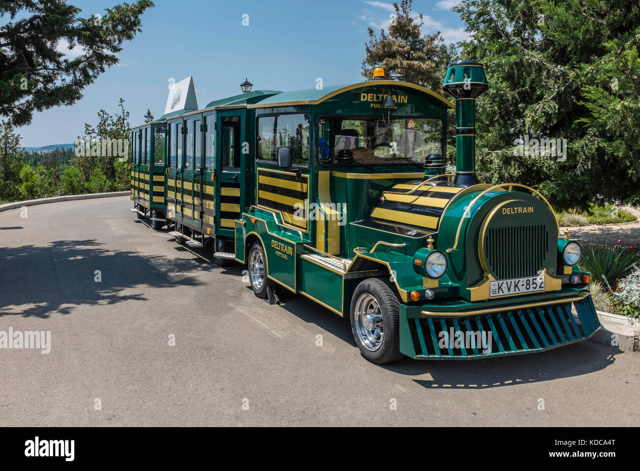 Tourist train at Mtatsminda Park, Tbilisi, Eastern Europe