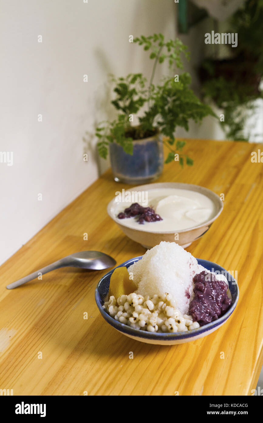 soy milk smoothie Stock Photo Alamy