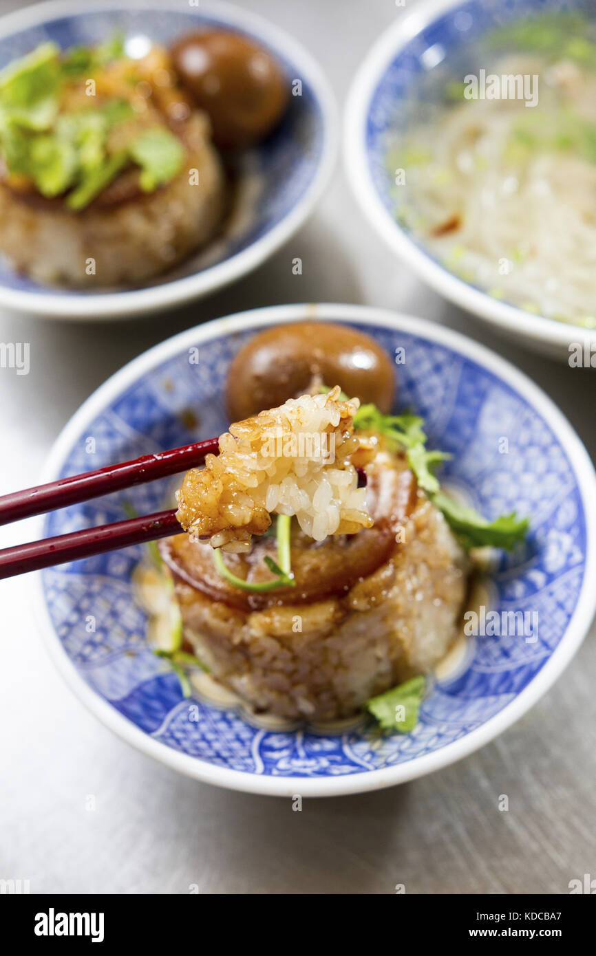 rice cake and egg Stock Photo Alamy