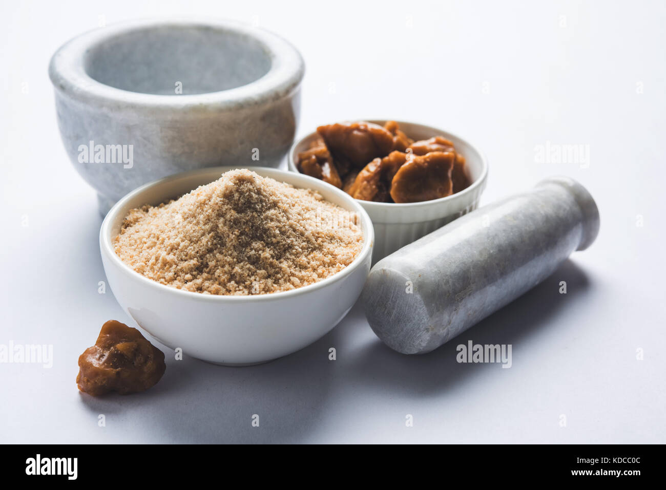 Asafoetida cake and powder or Hing or Heeng which is an important ingredient in Indian food