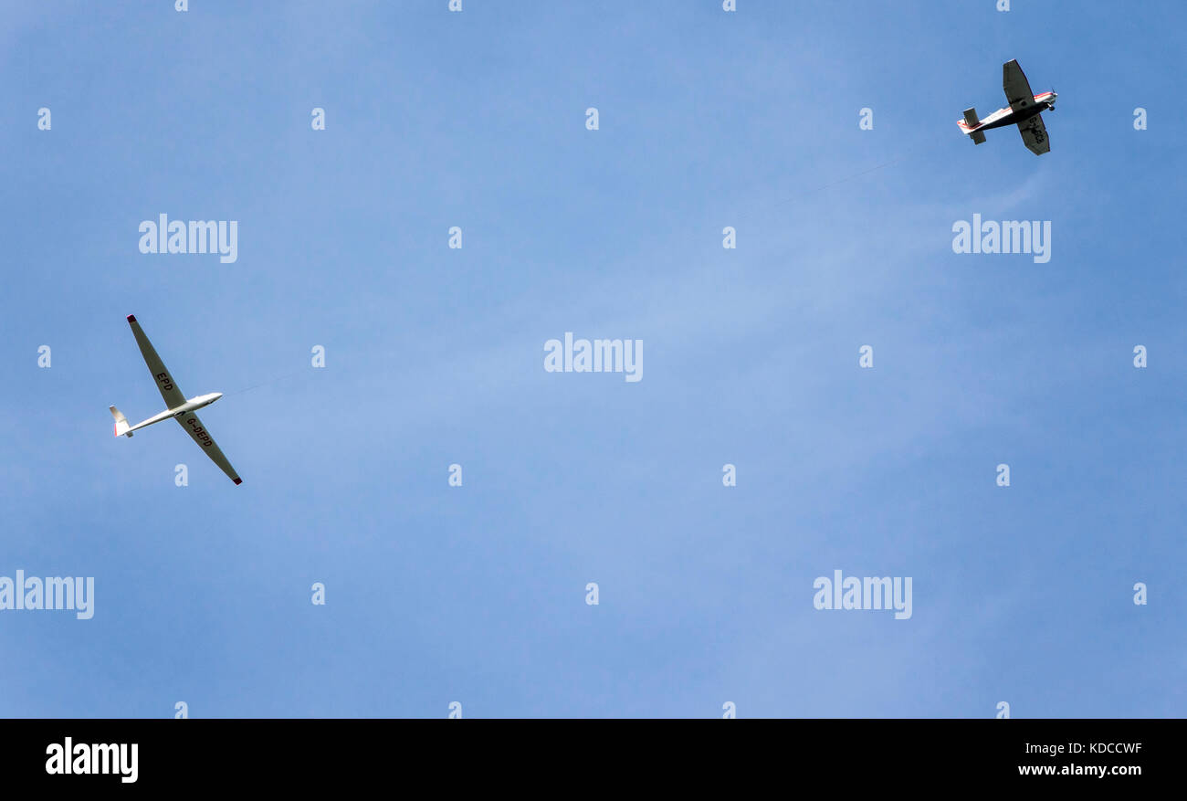 London Gliding Club, LGC, airfield, Dunstable, Downs.Dunstable, Downs