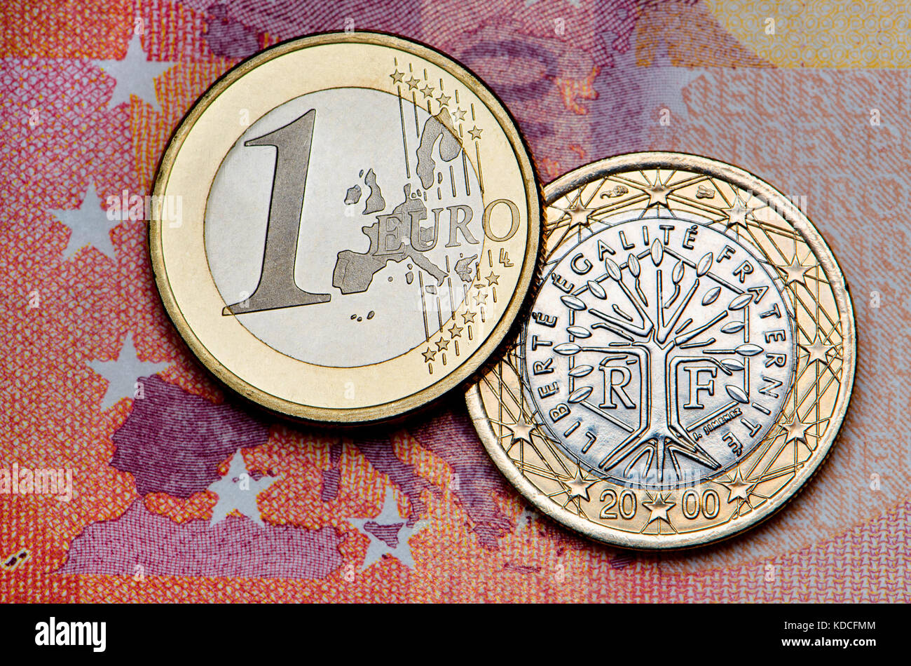 Euro coin france hi-res stock photography and images - Alamy
