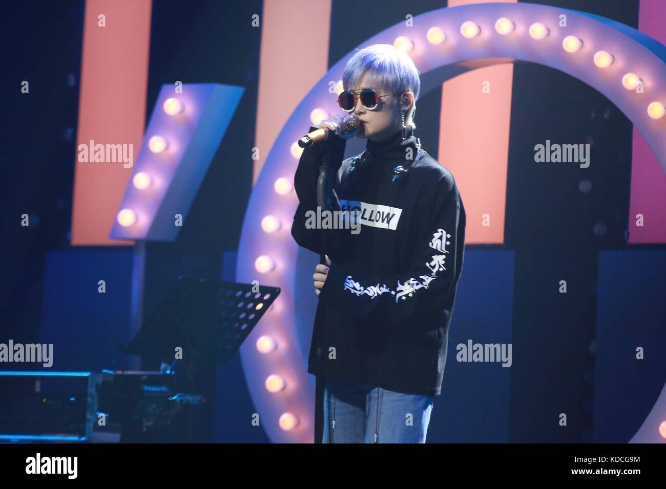 Chinese singer Li Yuchun, or Chris Lee, attends the ‘Shine My Way