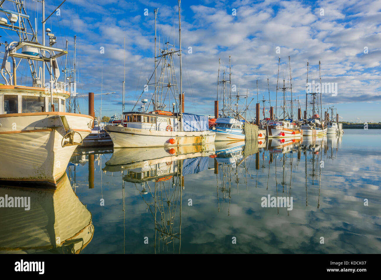 Fishing boats, Steveston Village, Richmond, British Columbia, Canada Stock Photo Alamy