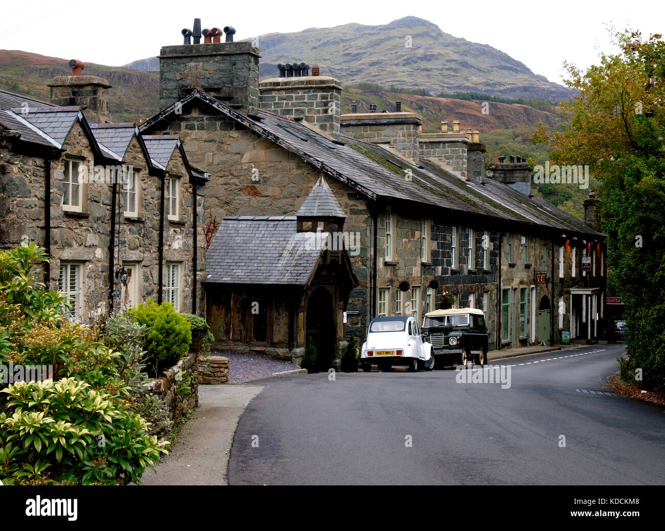 Maentwrog village, Gwynedd, Snowdonia National Park, North Wales, UK
