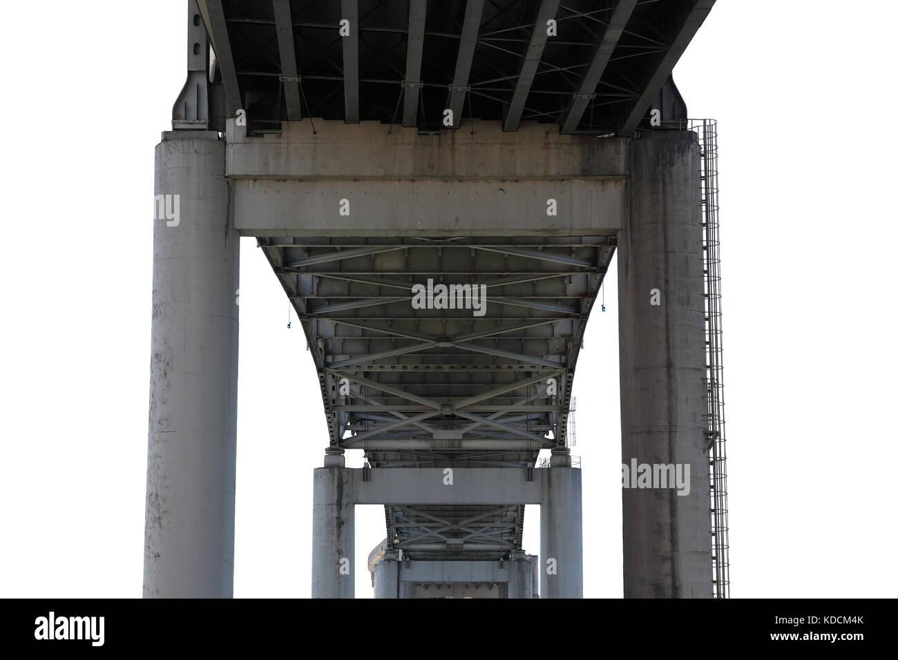 Bridge Underside on white background Stock Photo - Alamy