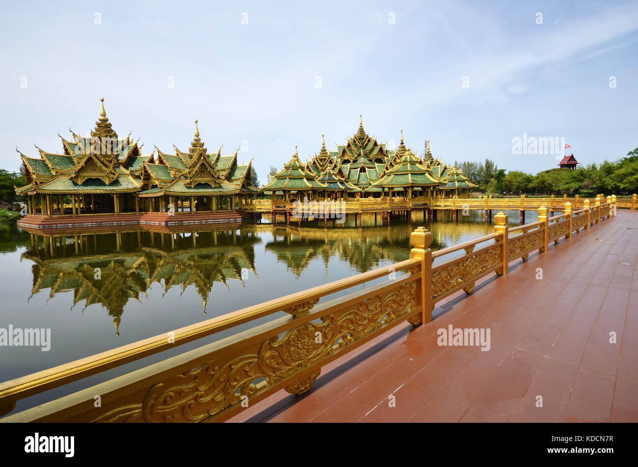 Pavilion of the Enlightened in Ancient city in Bangkok Thailand Stock