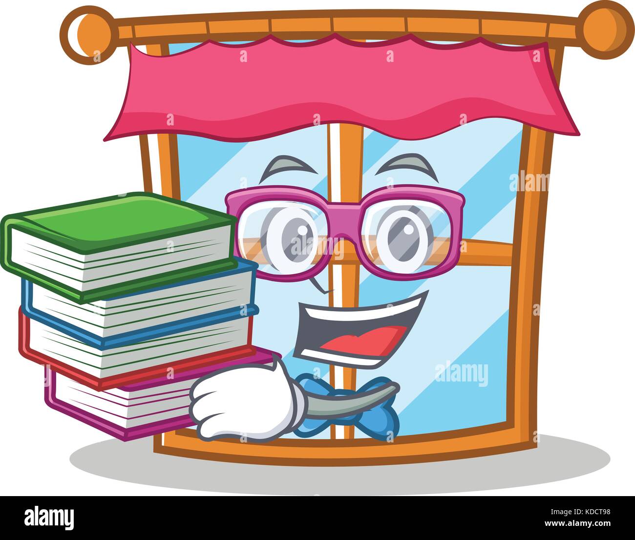 Window smile house exterior Stock Vector Images - Alamy