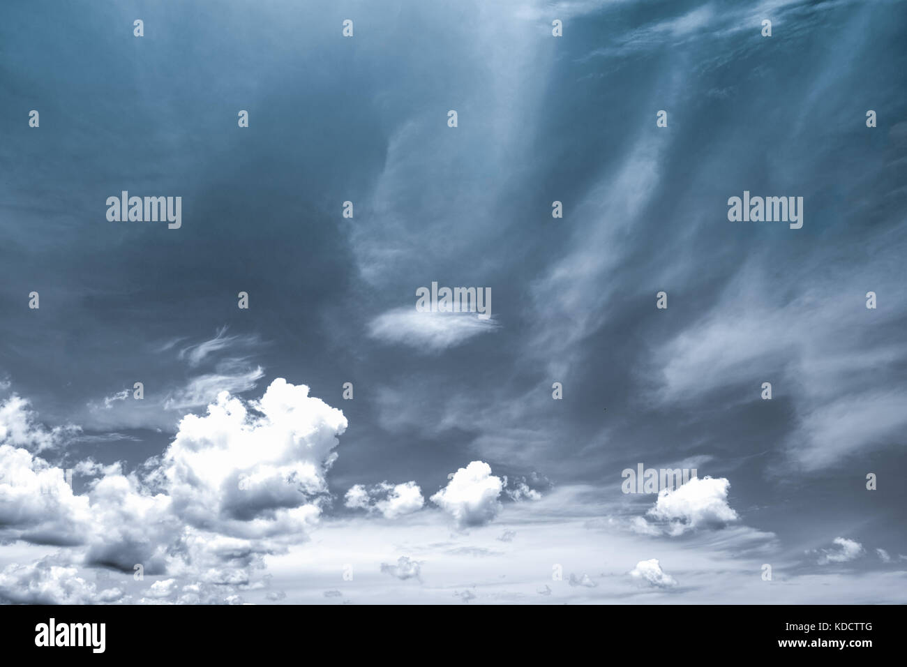 Black and white scene of sky and clouds background Stock Photo - Alamy