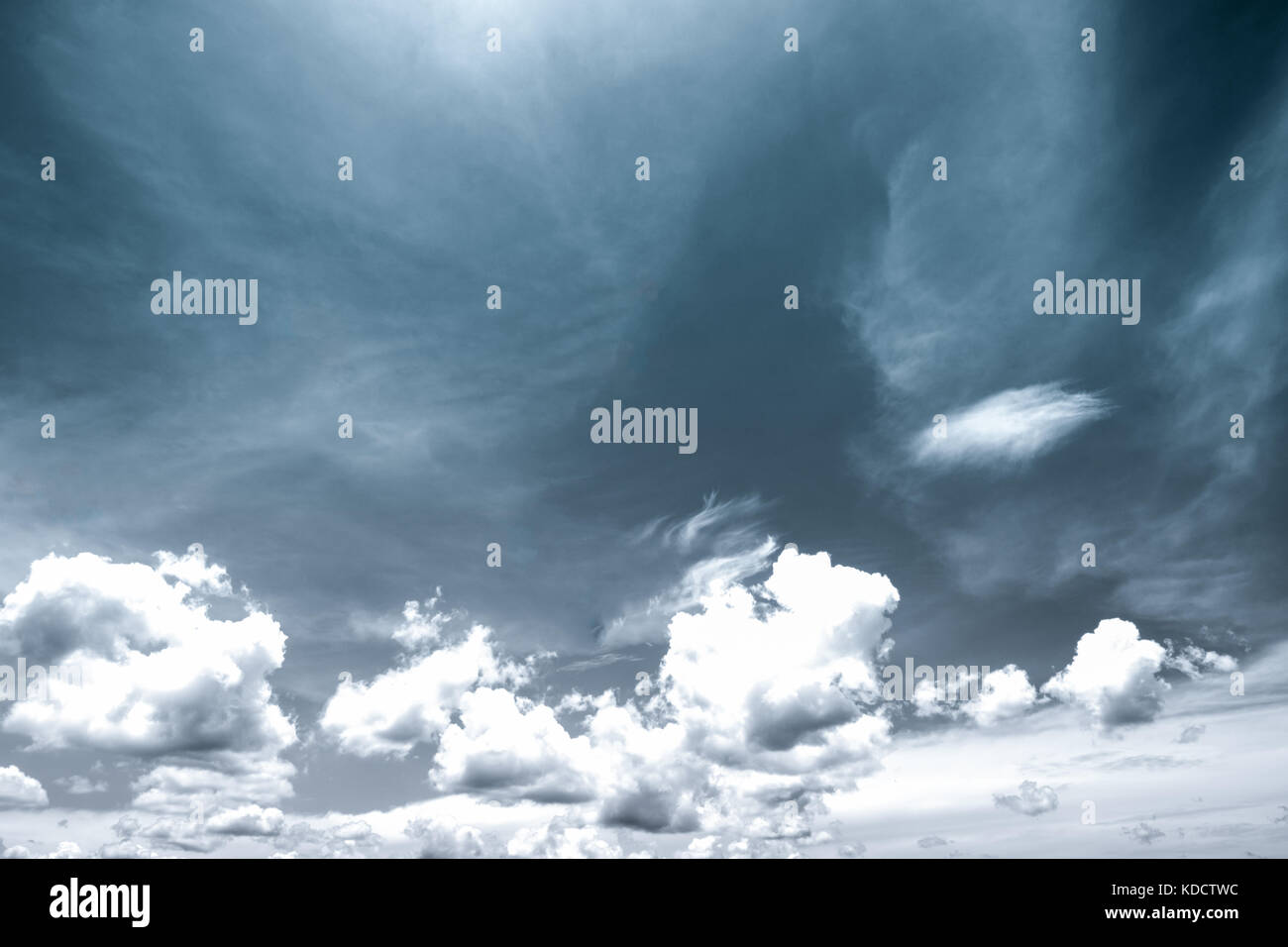 Black and white scene of sky and clouds background Stock Photo - Alamy