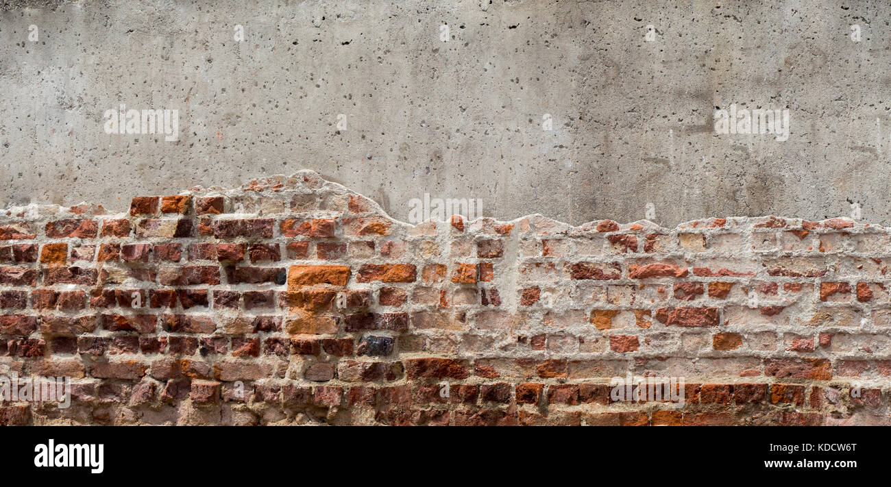 Old grunge brick wall as a background Stock Photo - Alamy
