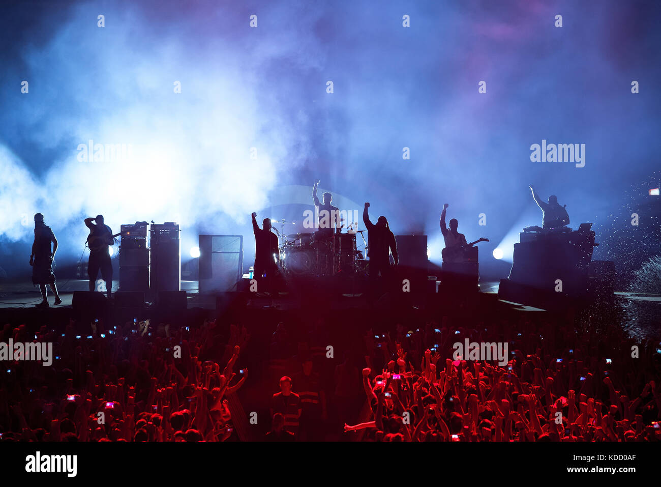 MADRID - JUN 24: Prophets Of Rage (Music Band) Perform In Concert.