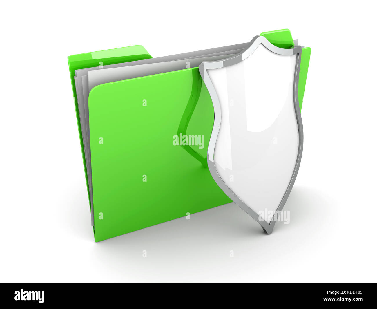 Shield file folder icon hi-res stock photography and images - Alamy