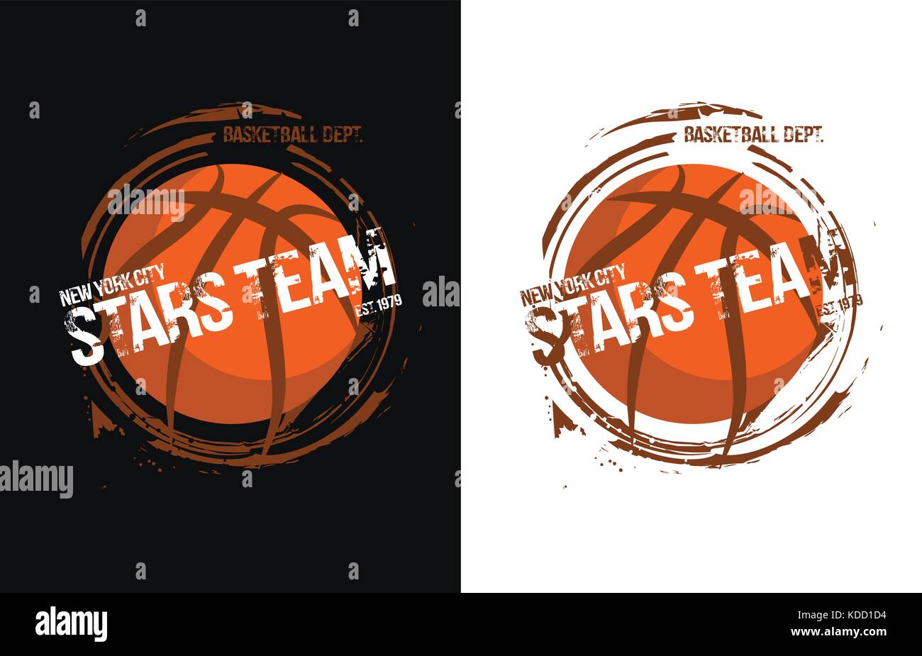 Basketball championship logo design. Graphic design for t-shirt and print  media. Vector and illustration Stock Vector Image & Art - Alamy