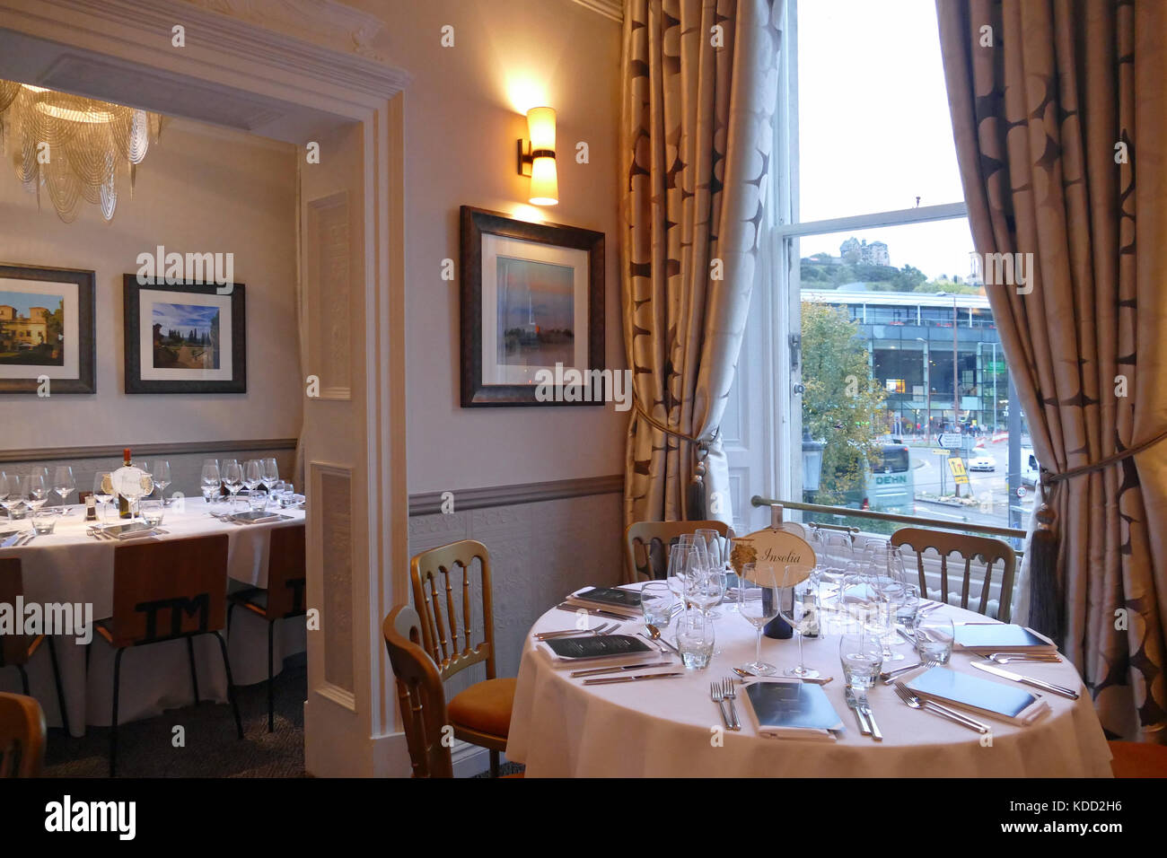Wine House Hotel 1821 - function room / restaurant Stock Photo