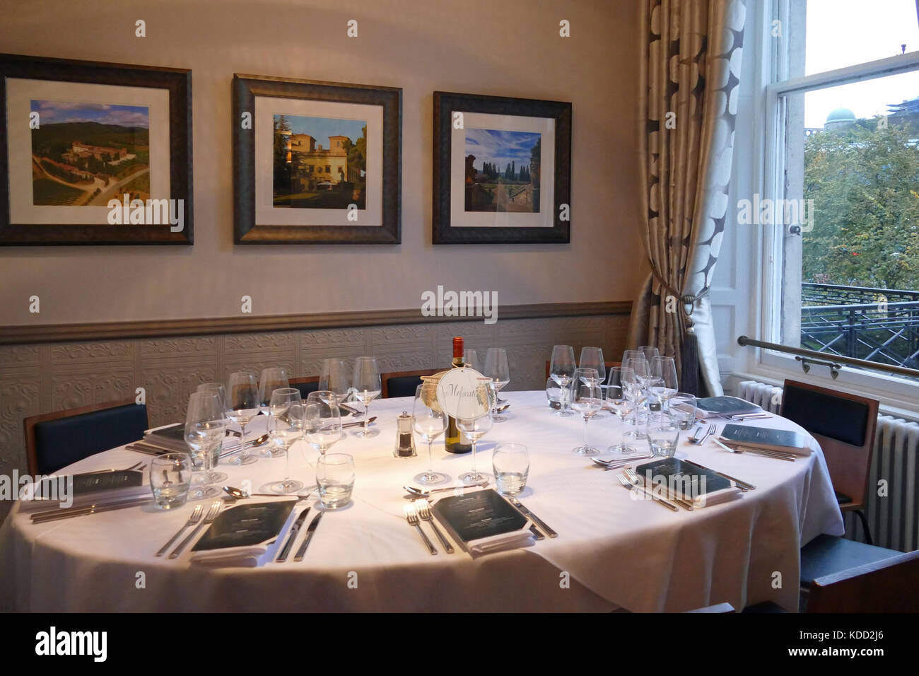Wine House Hotel 1821 - function room / restaurant Stock Photo