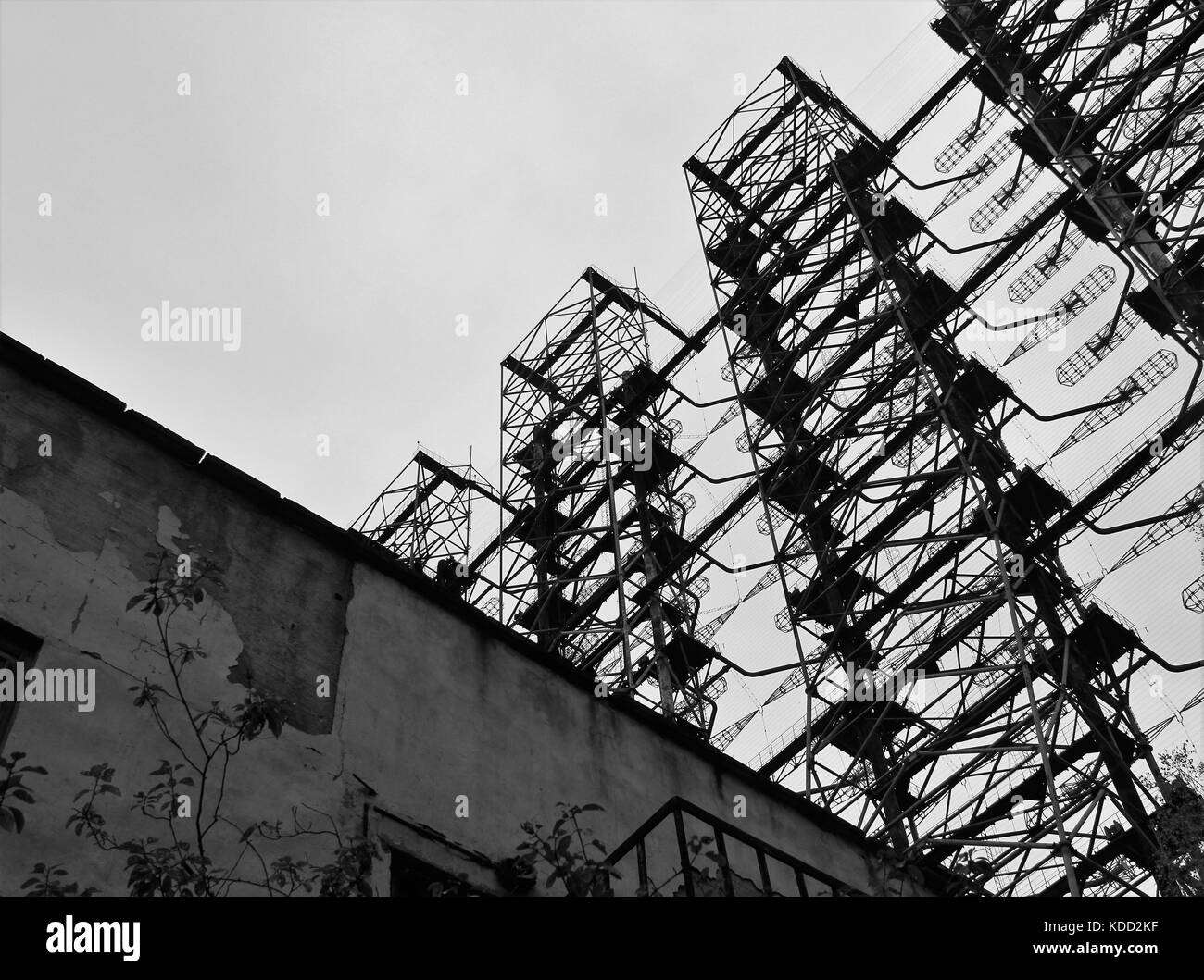 Soviet radio station Chernobyl zone Ukraine Stock Photo - Alamy