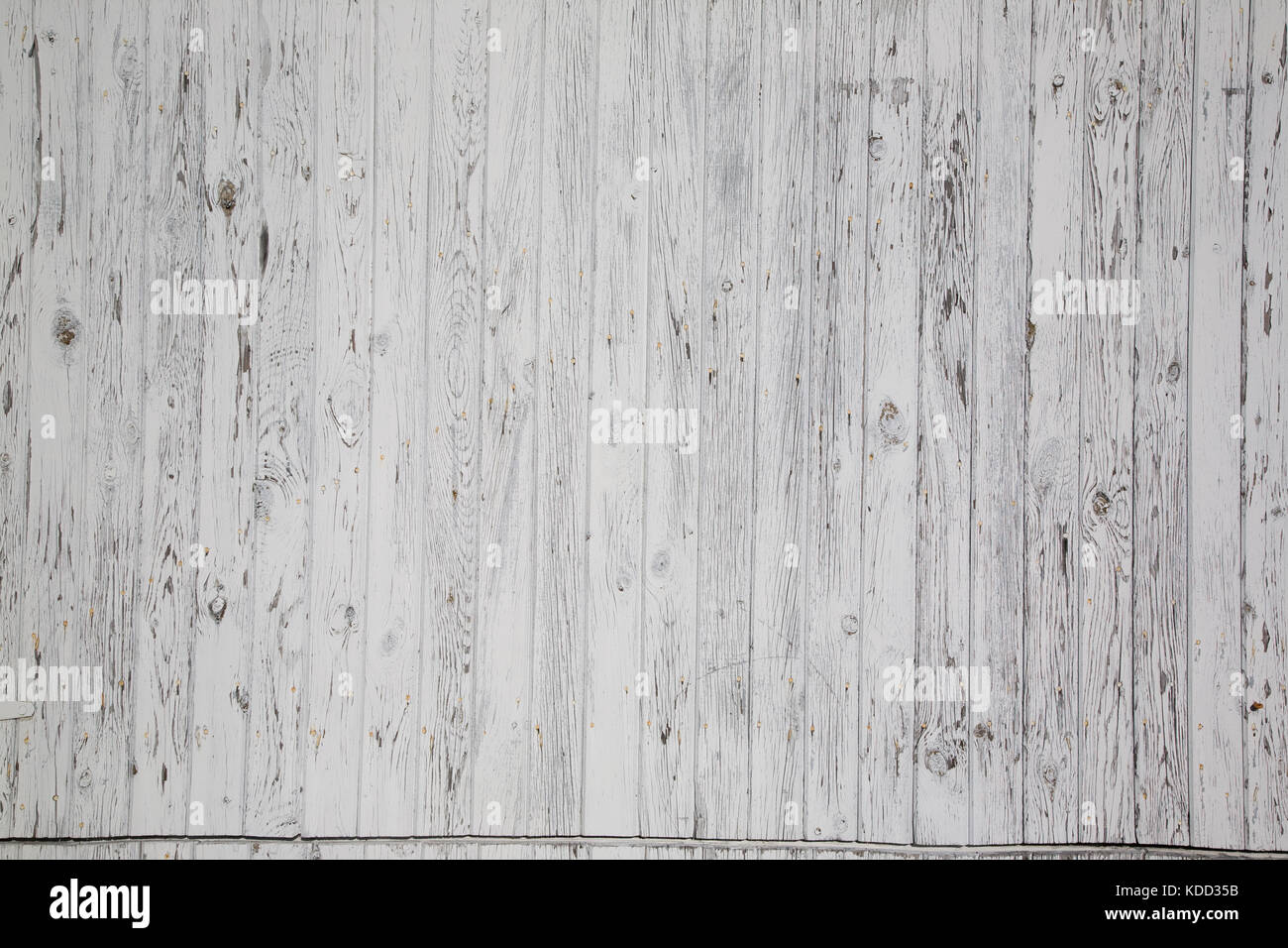 A background of weathered wood painted white Stock Photo