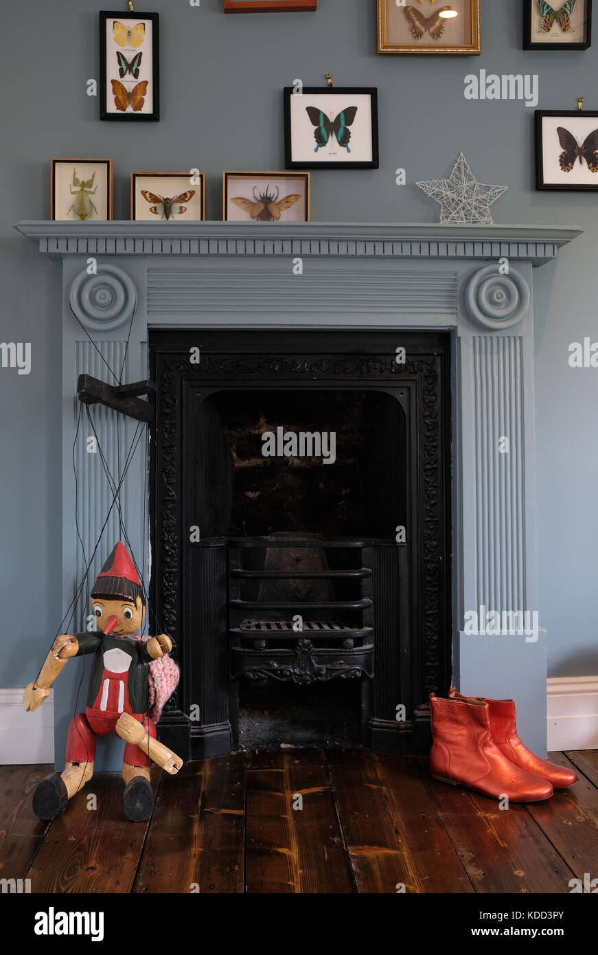 Victorian Fireplace Interior Stock Photos Victorian Fireplace