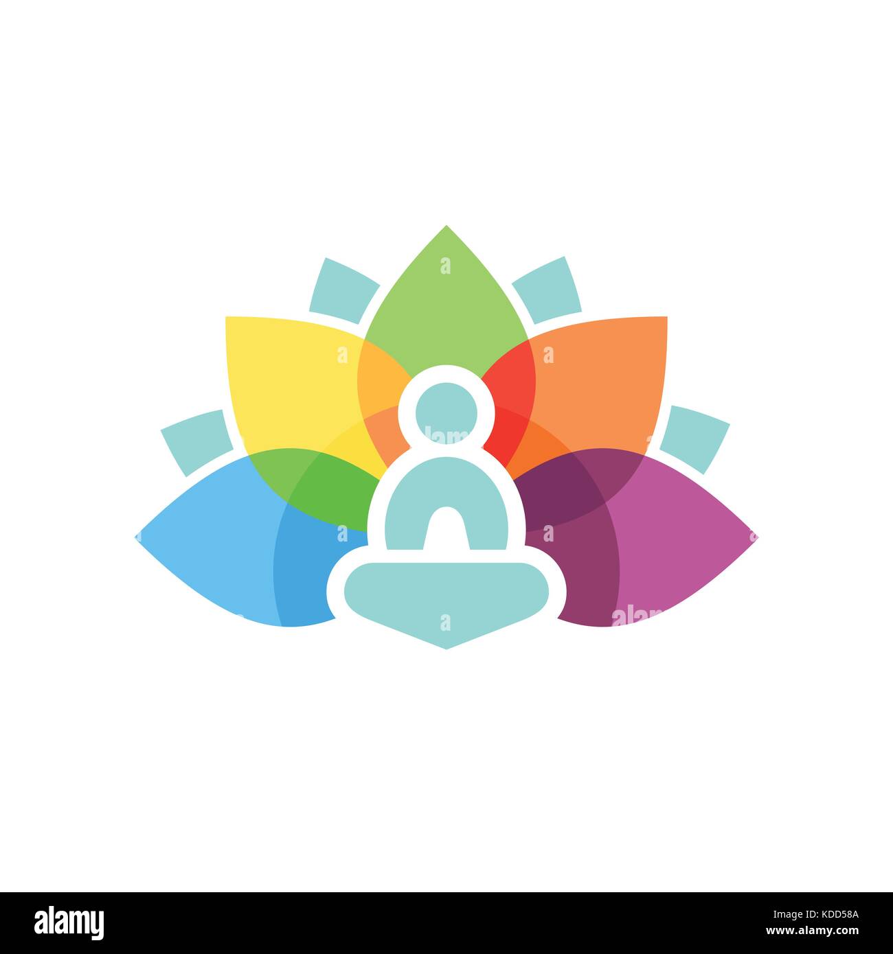 Lotus Aura Meditation Stock Vector Image & Art Alamy