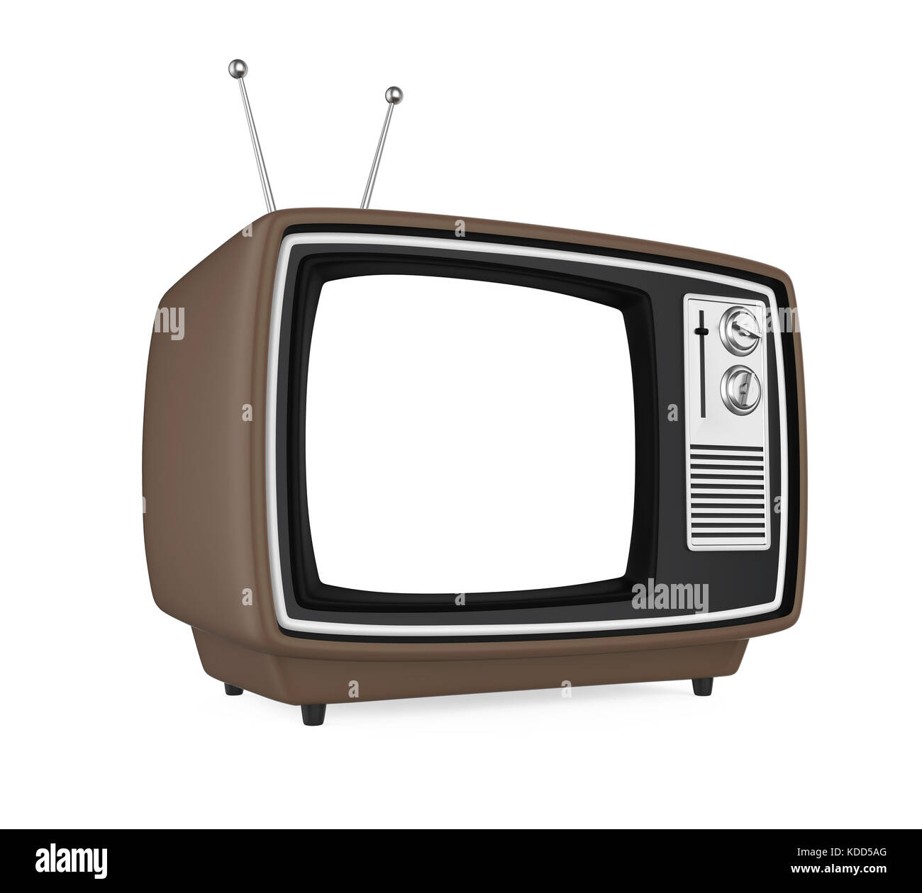 Retro Television Isolated Stock Photo Alamy