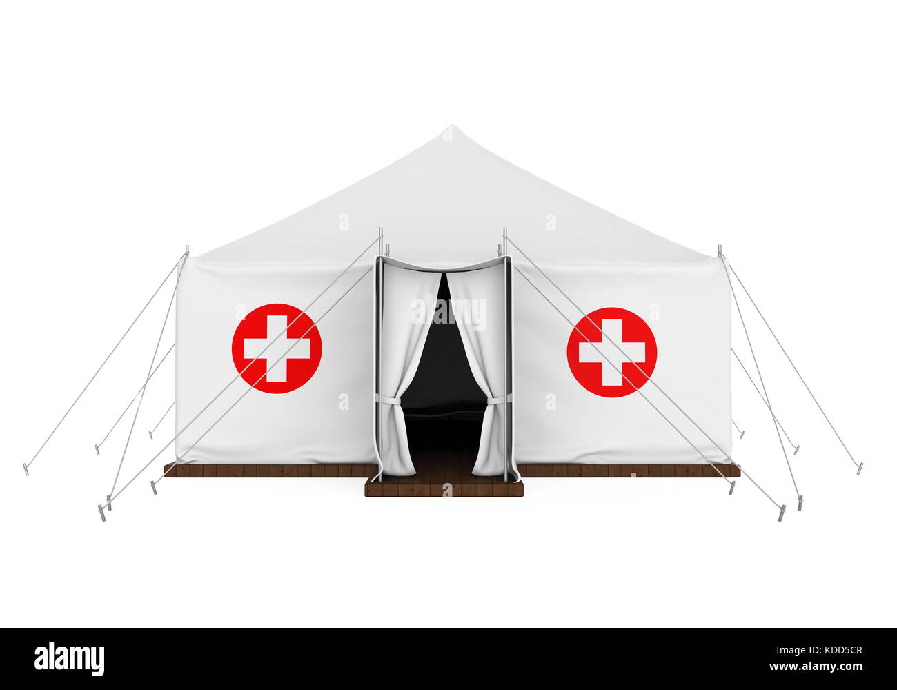 Medical Tent Isolated Stock Photo