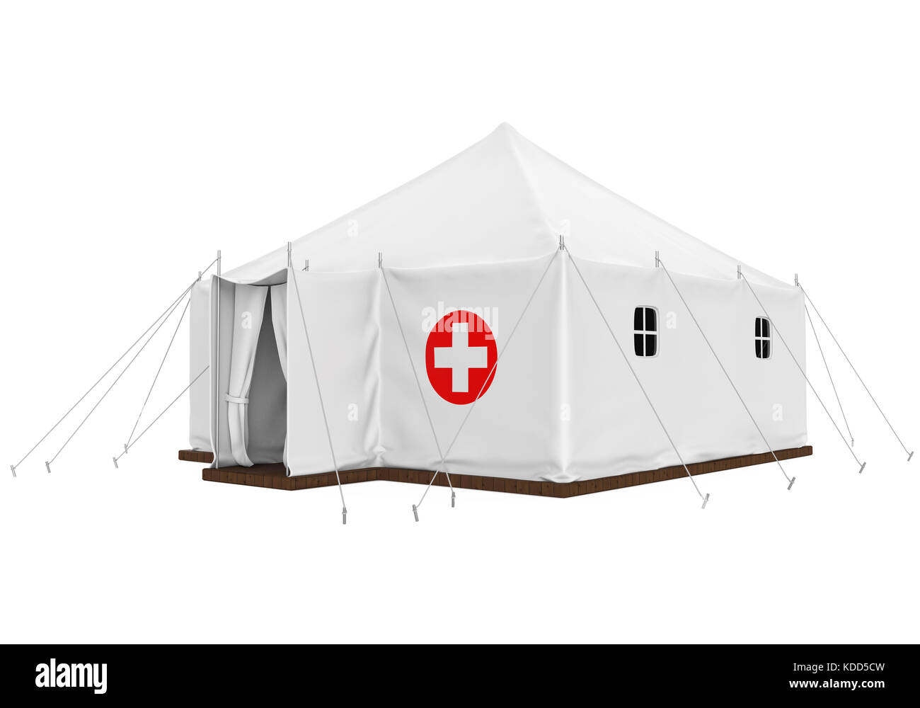 Medical Tent Isolated Stock Photo