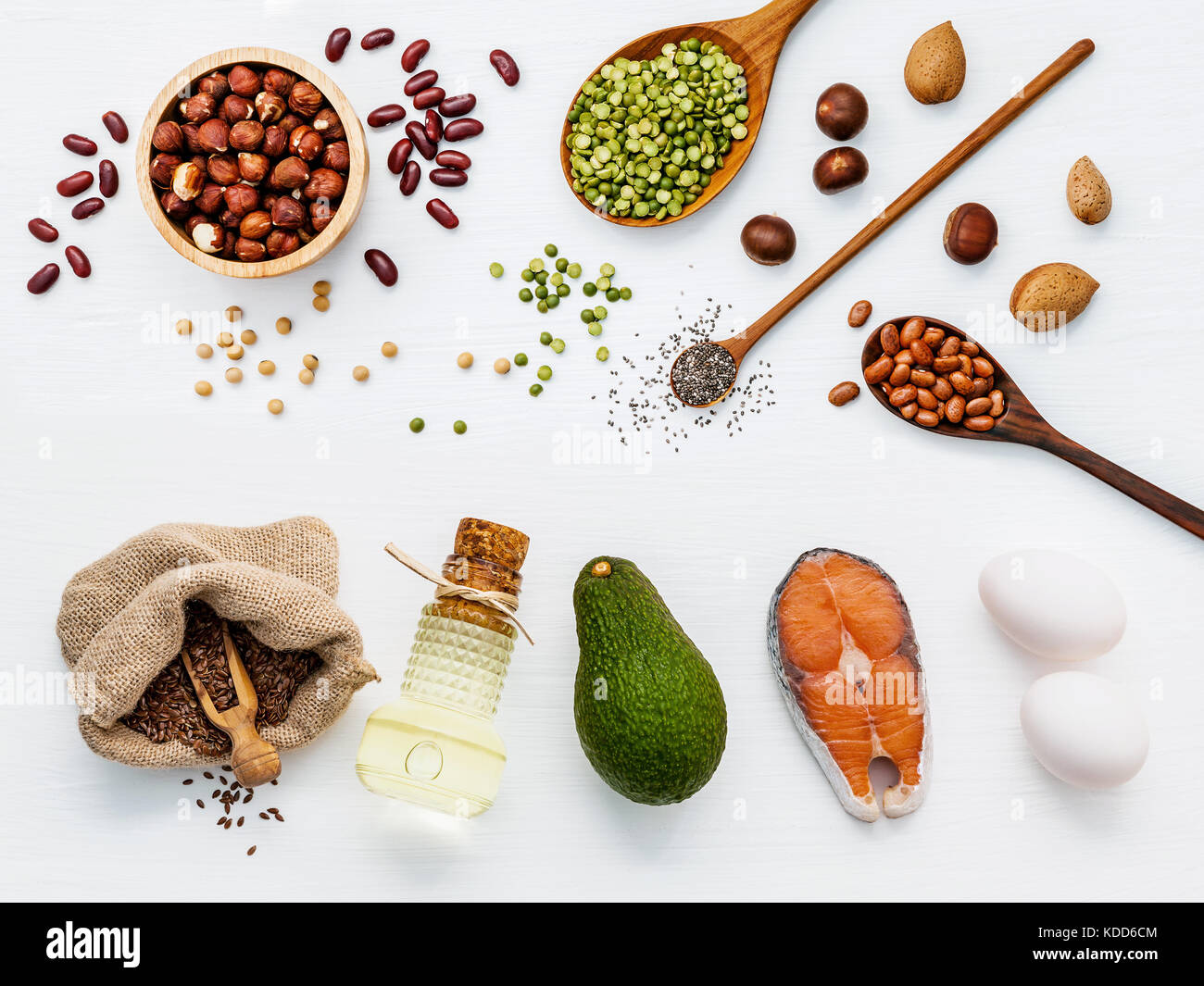 Selection food sources of omega 3 . Super food high omega 3 and