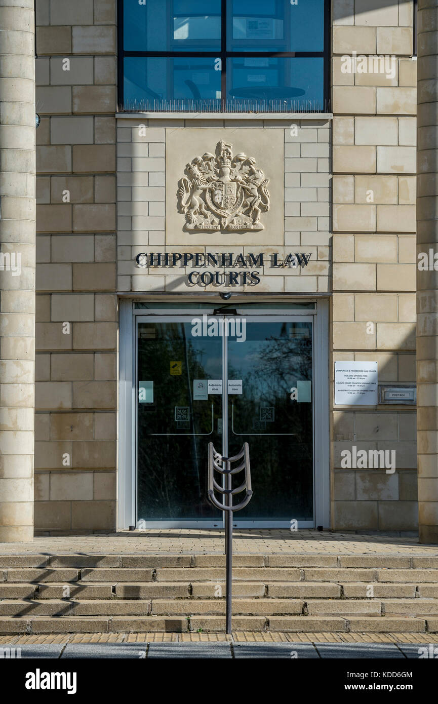 The outside of Chippenham Magistrates' Court Stock Photo Alamy