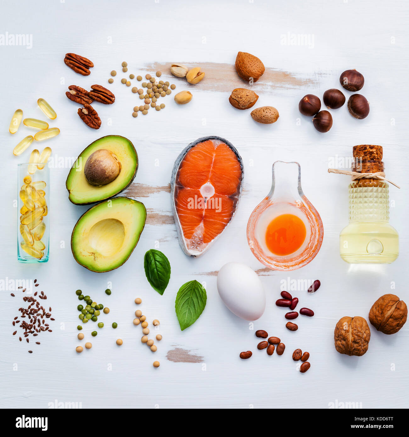 Selection food sources of omega 3 . Super food high omega 3 and