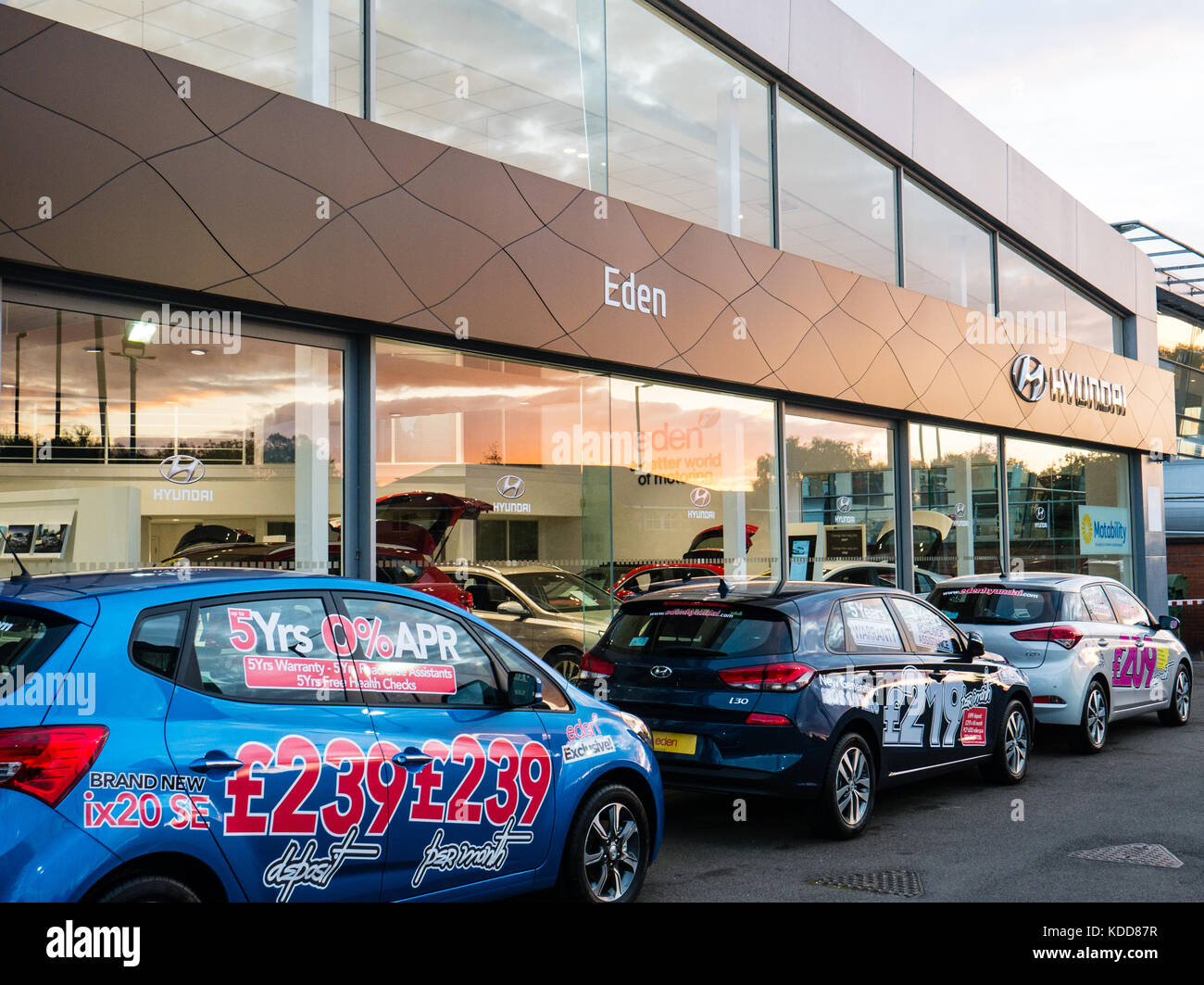 Hyundai Car Dealership High Resolution Stock Photography And Images Alamy