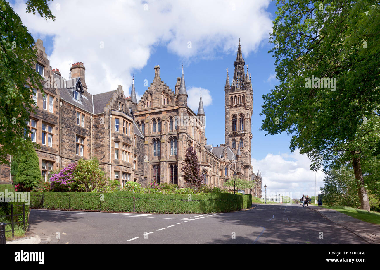 University of Glasgow in Summer Stock Photo Alamy