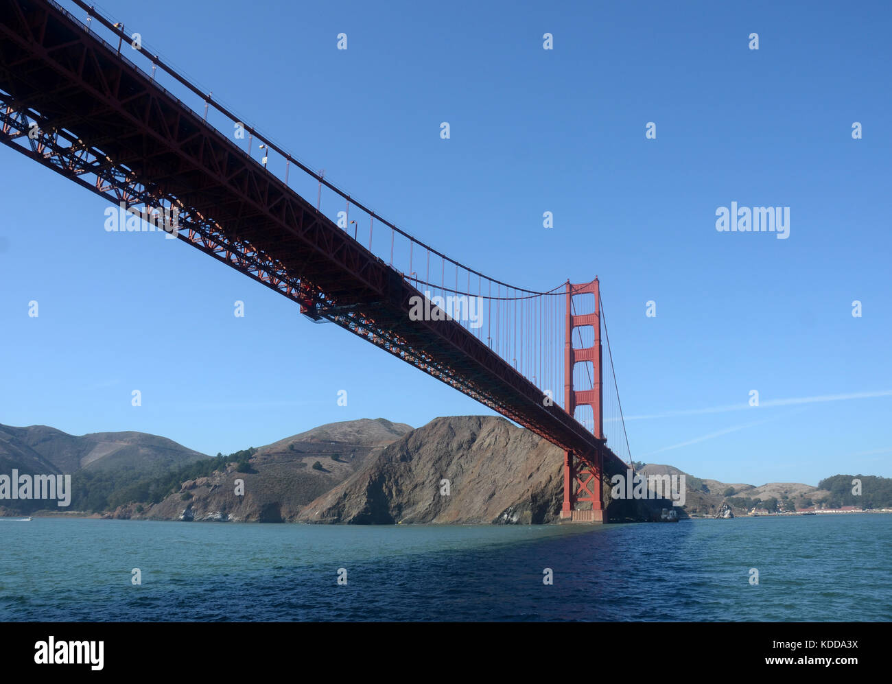 Golden Gate bridge, landmark in San Francisco, California Stock Photo
