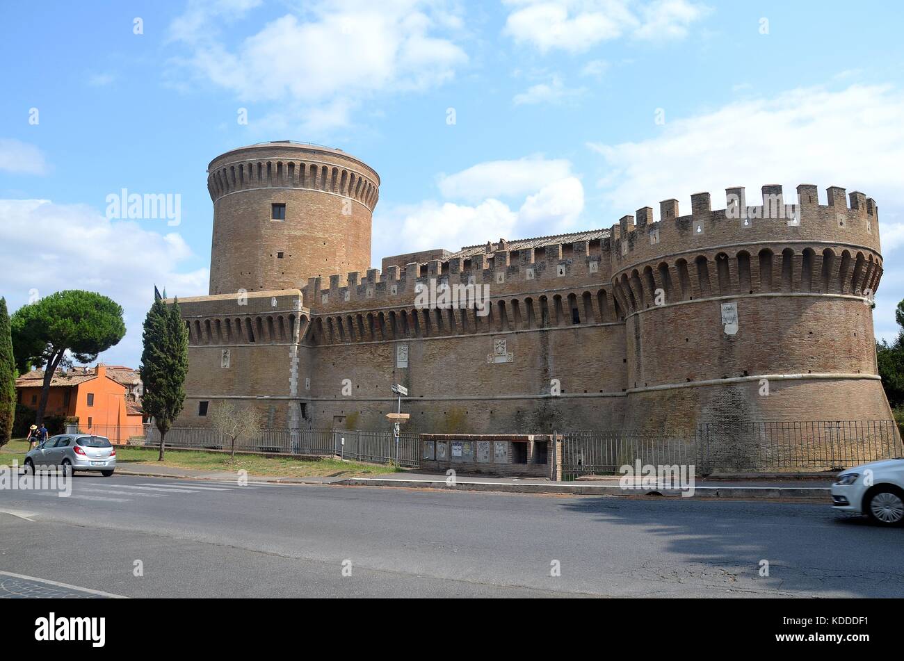 Castello di Giulio II, Ostia, Latium, Italien Stock Photo